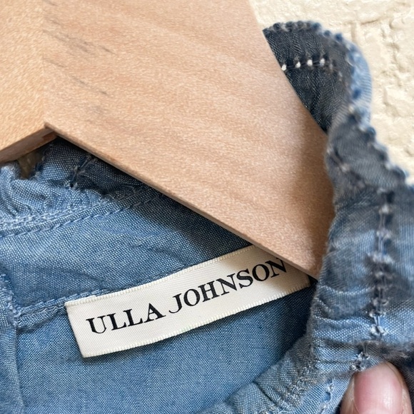 Ulla Johnson Mock Neck Long Sleeve Crop Top - Picture 9 of 10